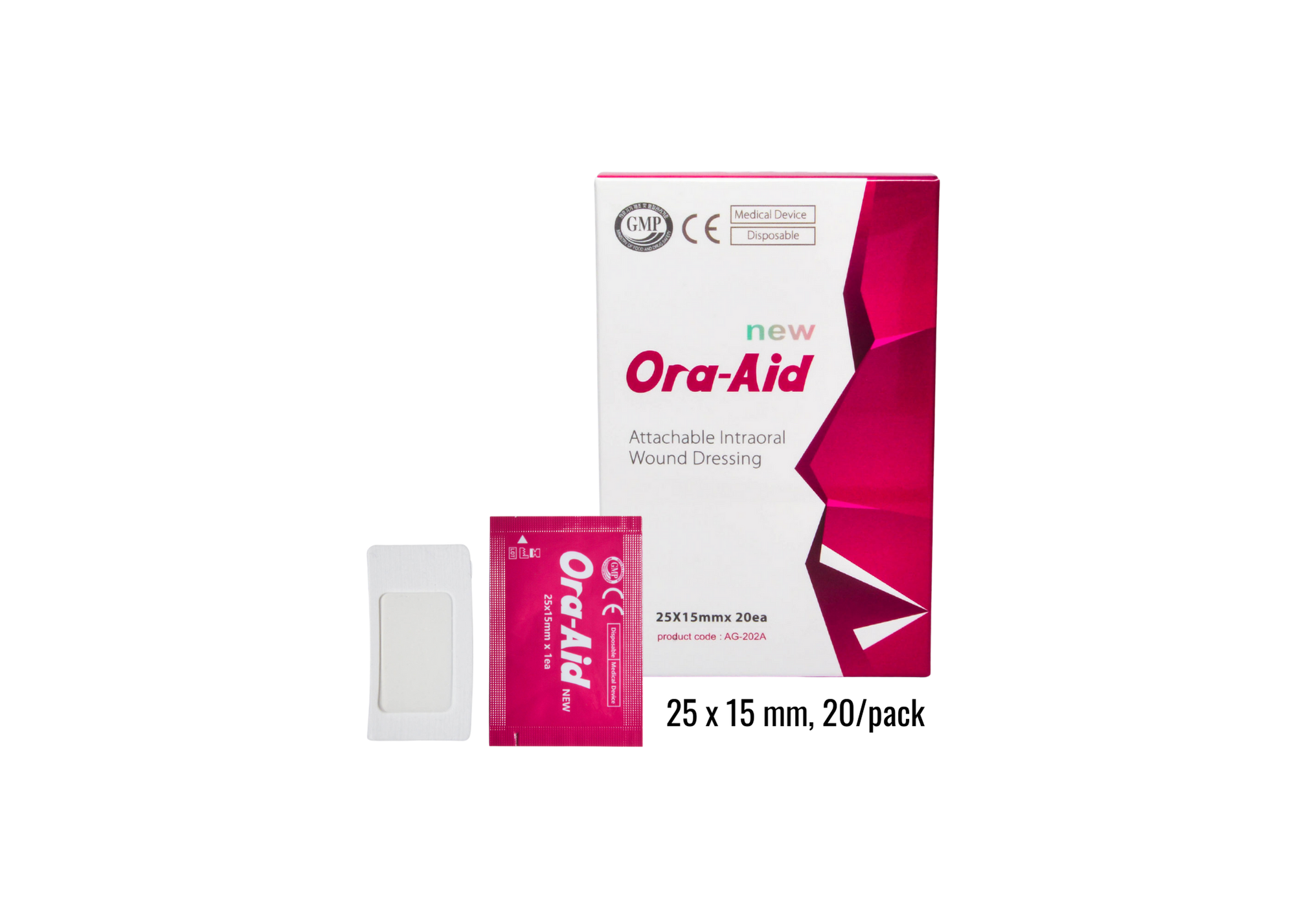 Ora-Aid: 15X25mm, 20pc/box