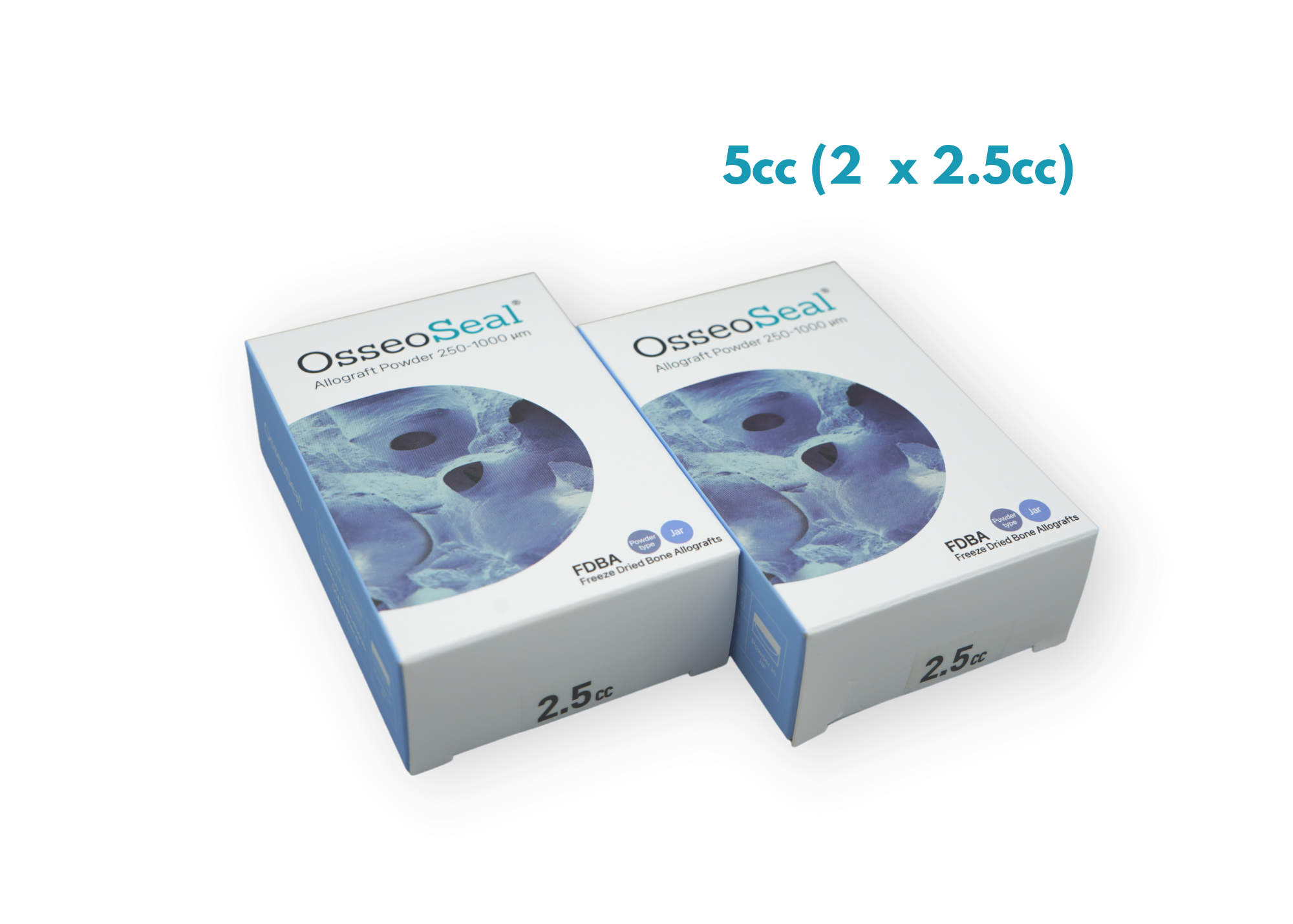 OsseoSeal Allograft Cortical/Cancellous (50/50) Powder, 250-1000um OsseoSeal Allograft Cortical/Cancellous (50/50) Powder, 250-1000um